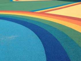 Pryžové dopadové plochy